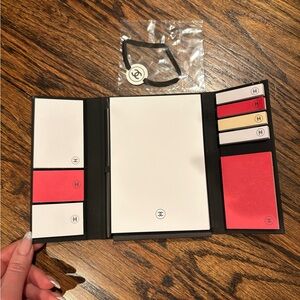 BN Chanel LA Collection Black, White and Red Stationery Set